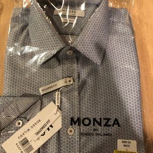 NWT MONZA MENS DRESS SHIRT